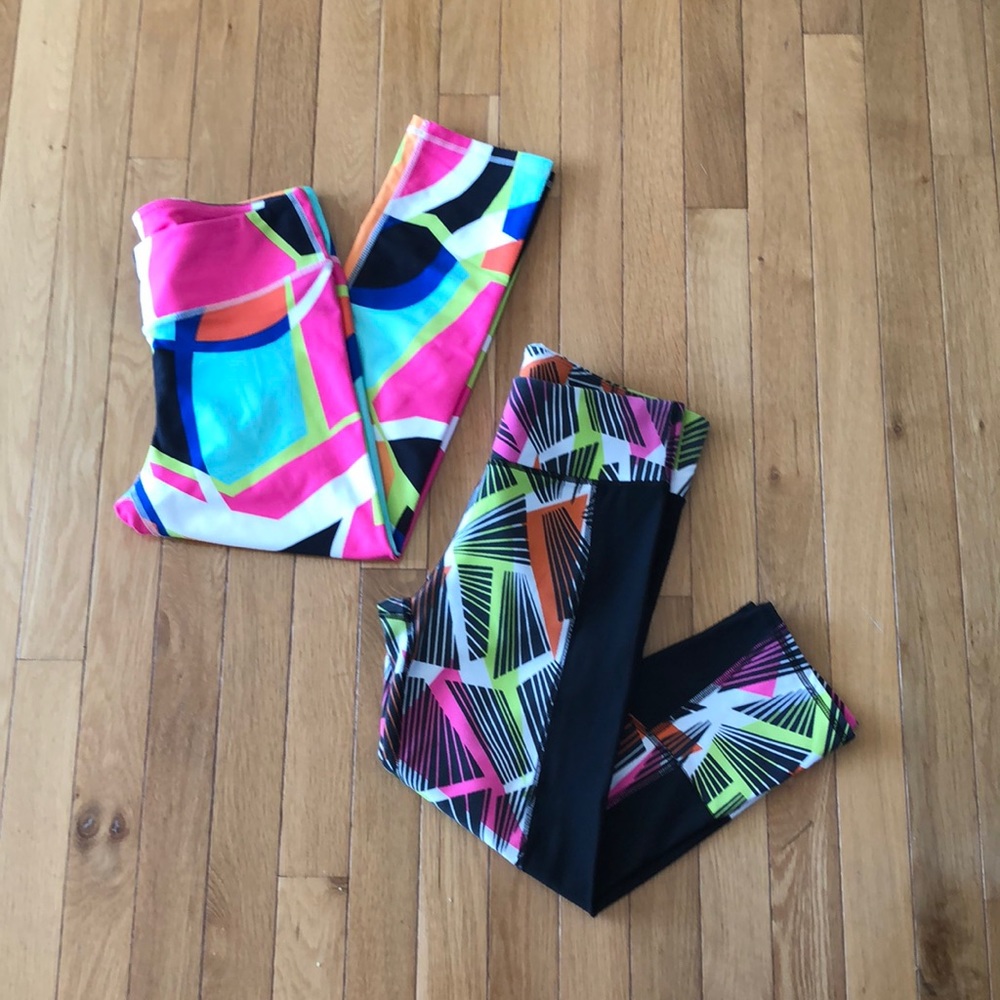 Fabletics Leggings Two Pair, size Small Capri Length